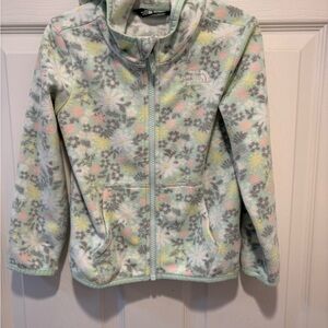 The North Face 4T Floral Fleece Jacket - Multicolor